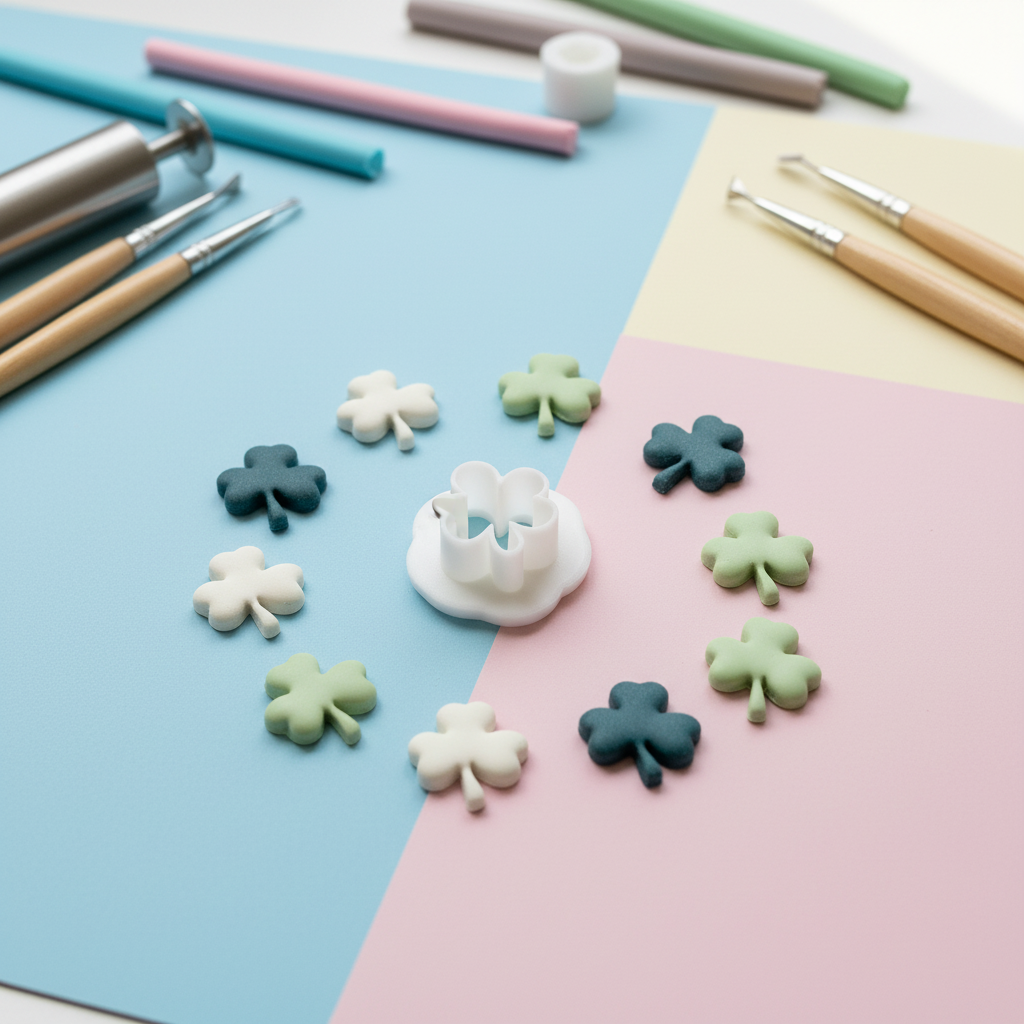 Polymer Clay Cutter -Kleeblatt-
