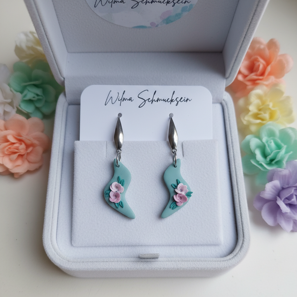 Ohrstecker mit Blumen