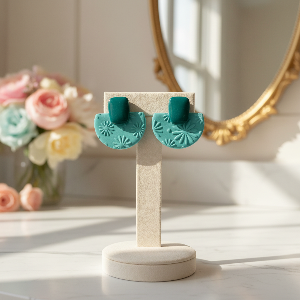 Polymer Clay Ohrringe