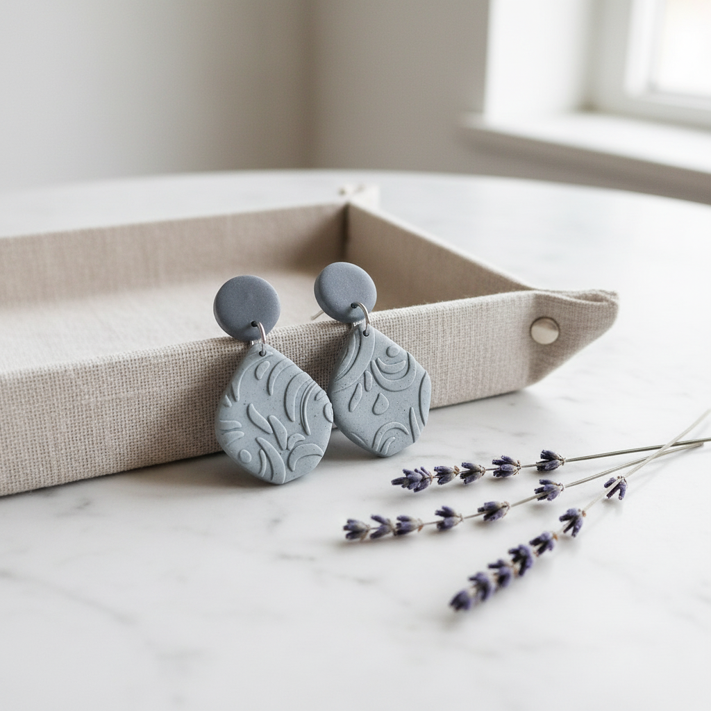 Polymer Clay Ohrringe