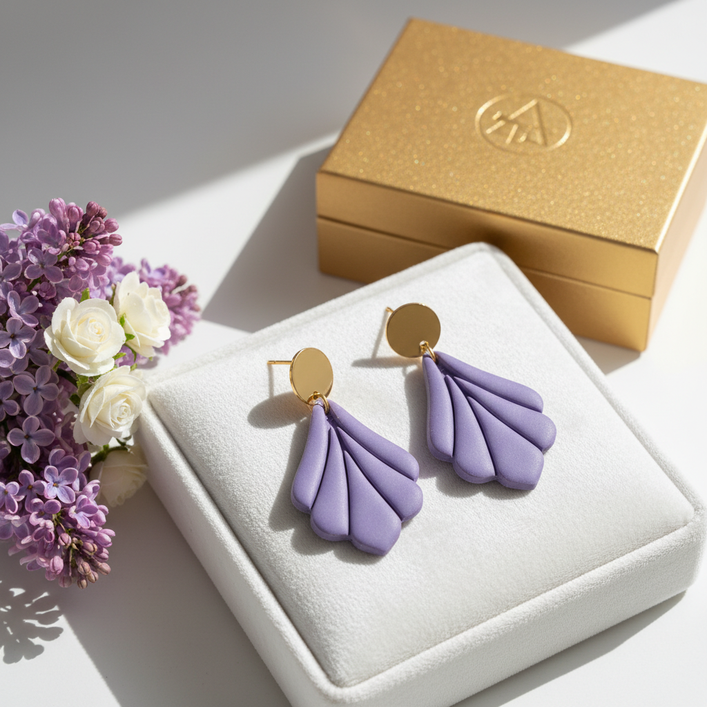 Polymer Clay Ohrringe