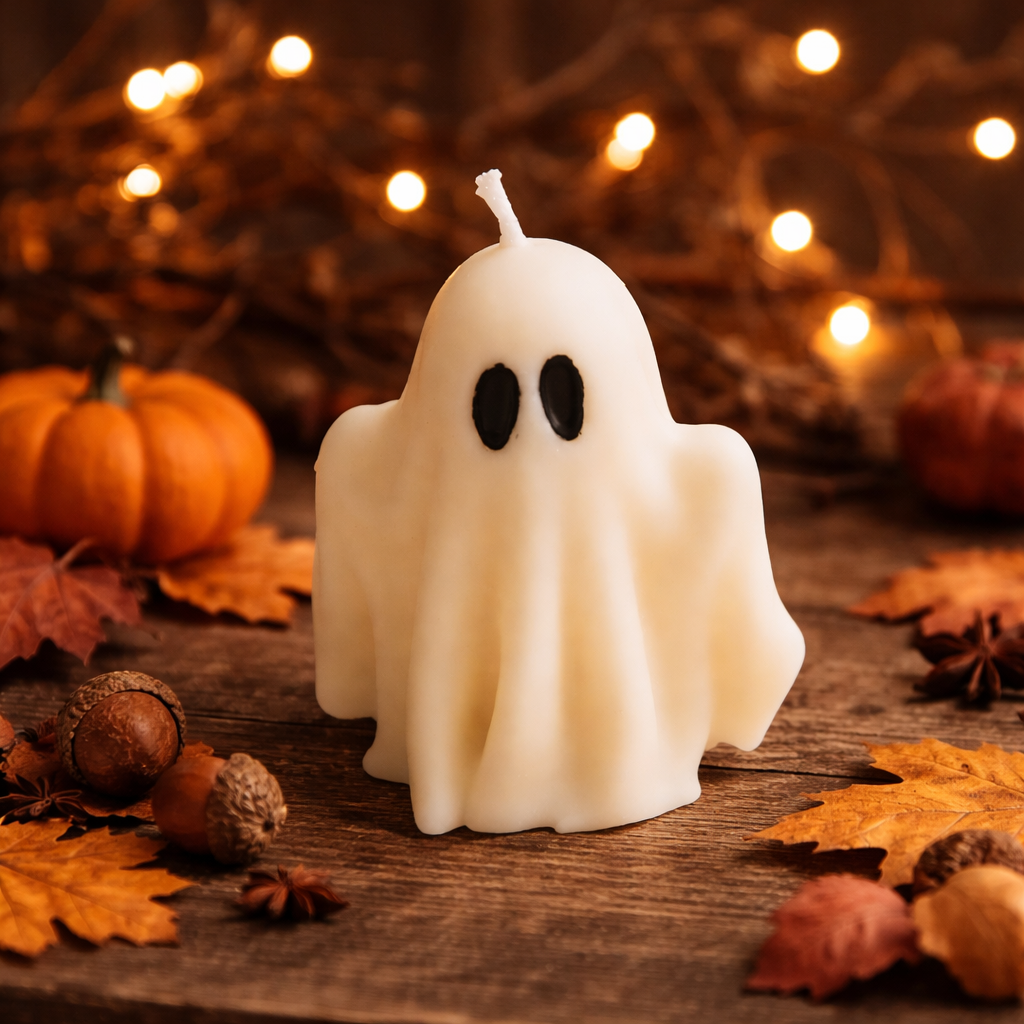 Halloween kleiner Geist Kerze