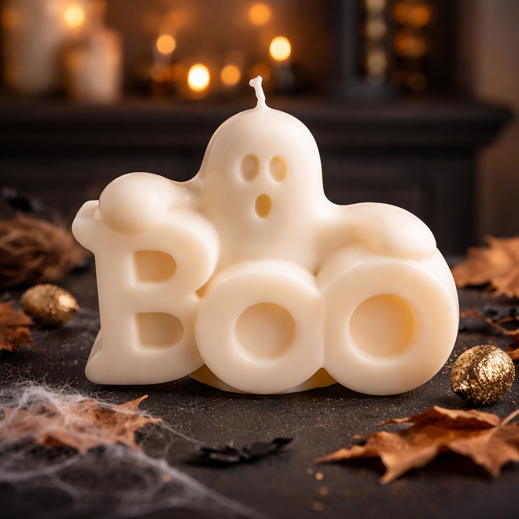 Halloween Geist Kerze