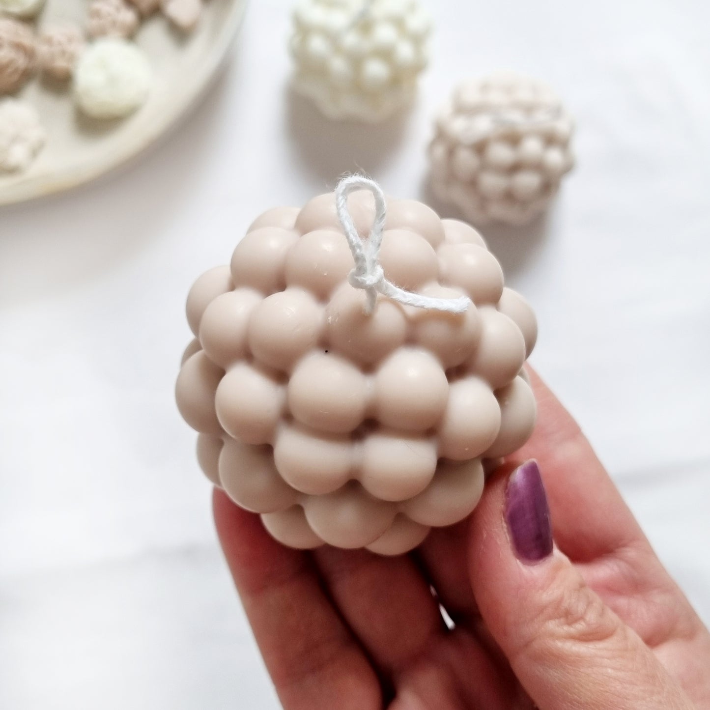 vegane Sojakerze Standkerze Duftkerze Bubble