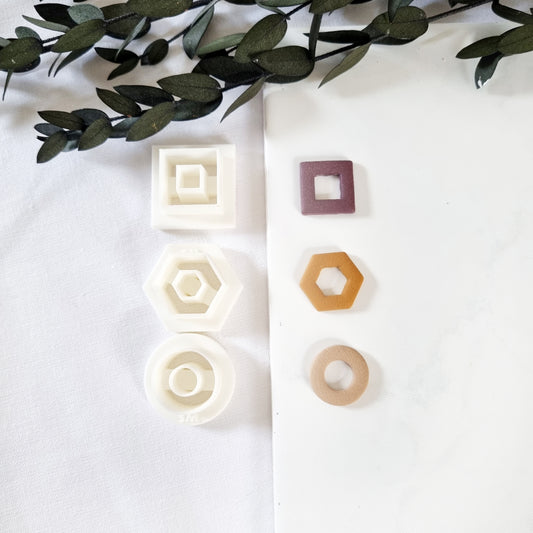Polymer Clay Cutter -3er Set-