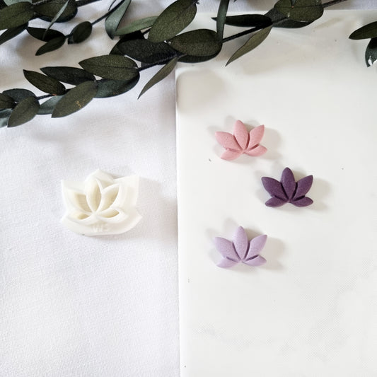 Polymer Clay Cutter -Lotus-