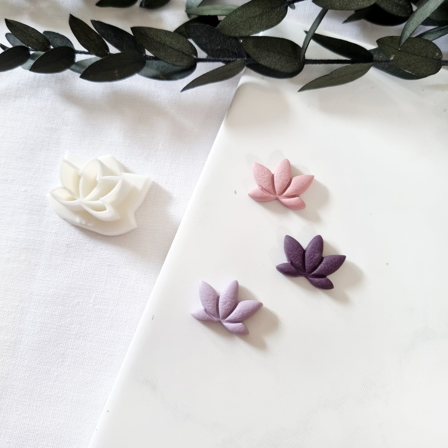 Polymer Clay Cutter -Lotus-