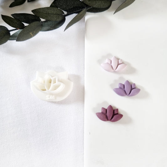 Polymer Clay Cutter -kleiner Lotus-
