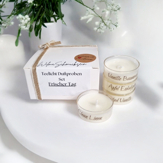 Teelicht Duftproben Set "Frischer Tag"