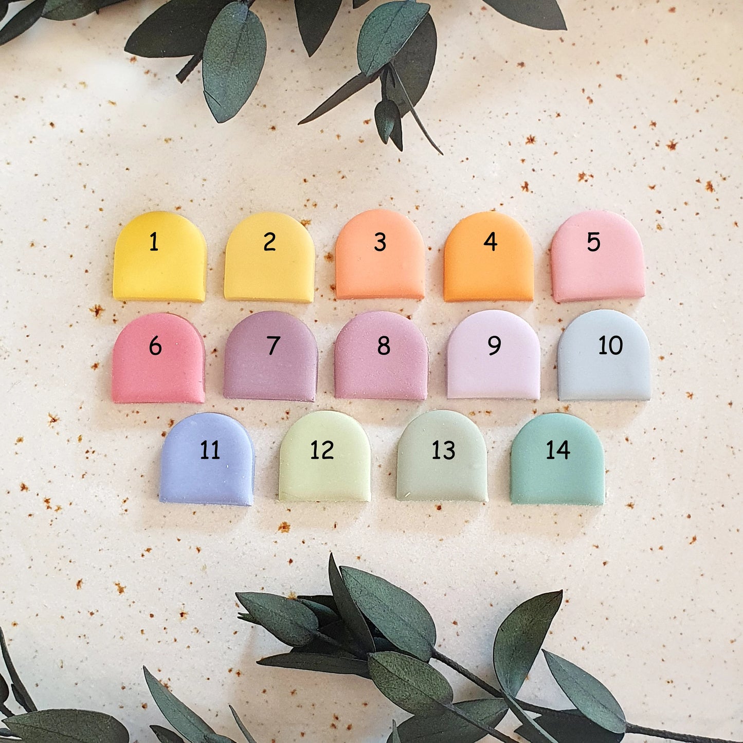 Polymer Clay Ohrstecker Summer Vibes