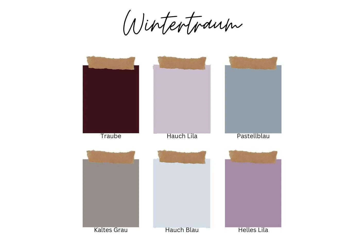 Polymer Clay Farbrezept -Wintertraum-