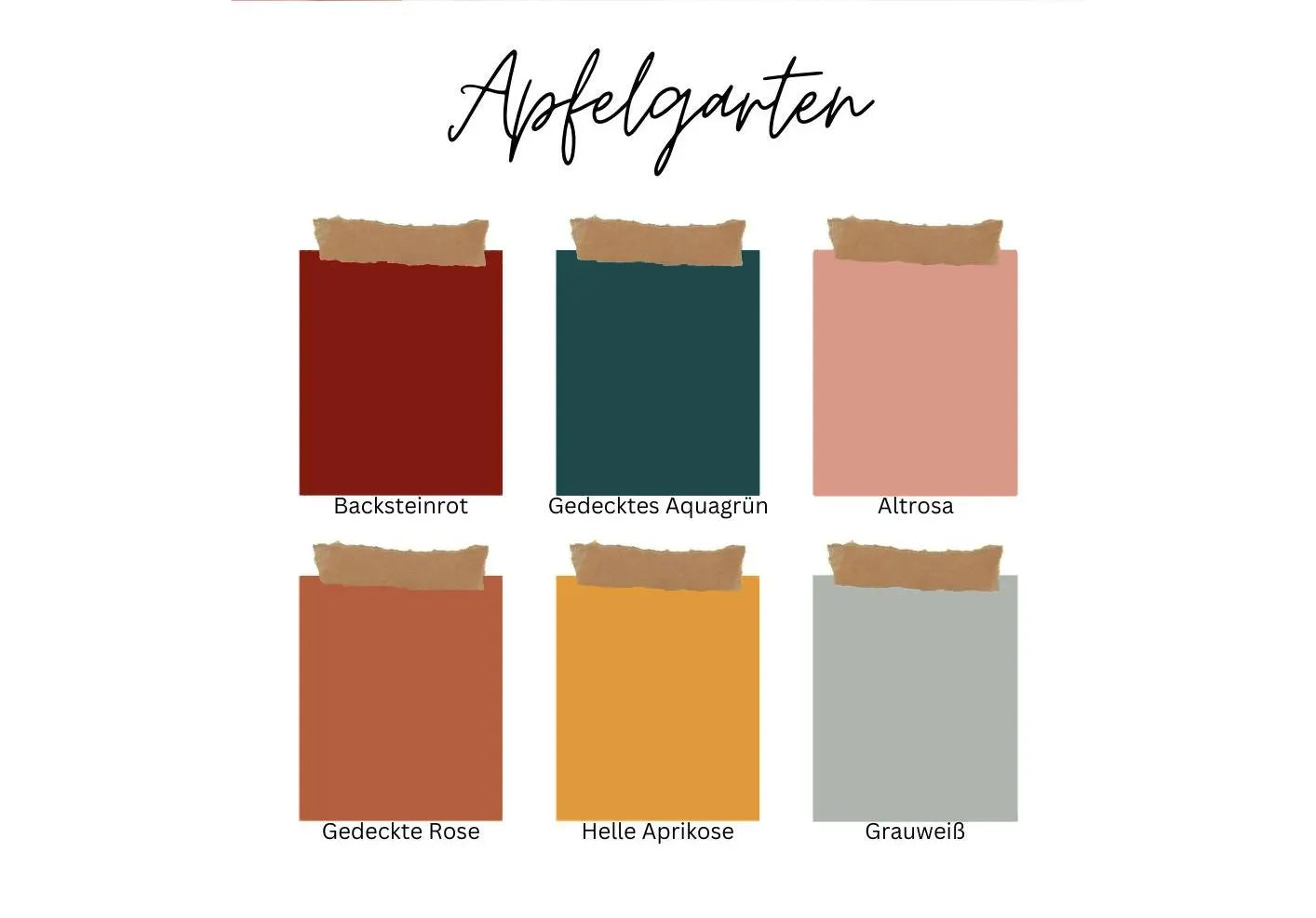 Polymer Clay Farbrezept -Apfelgarten-