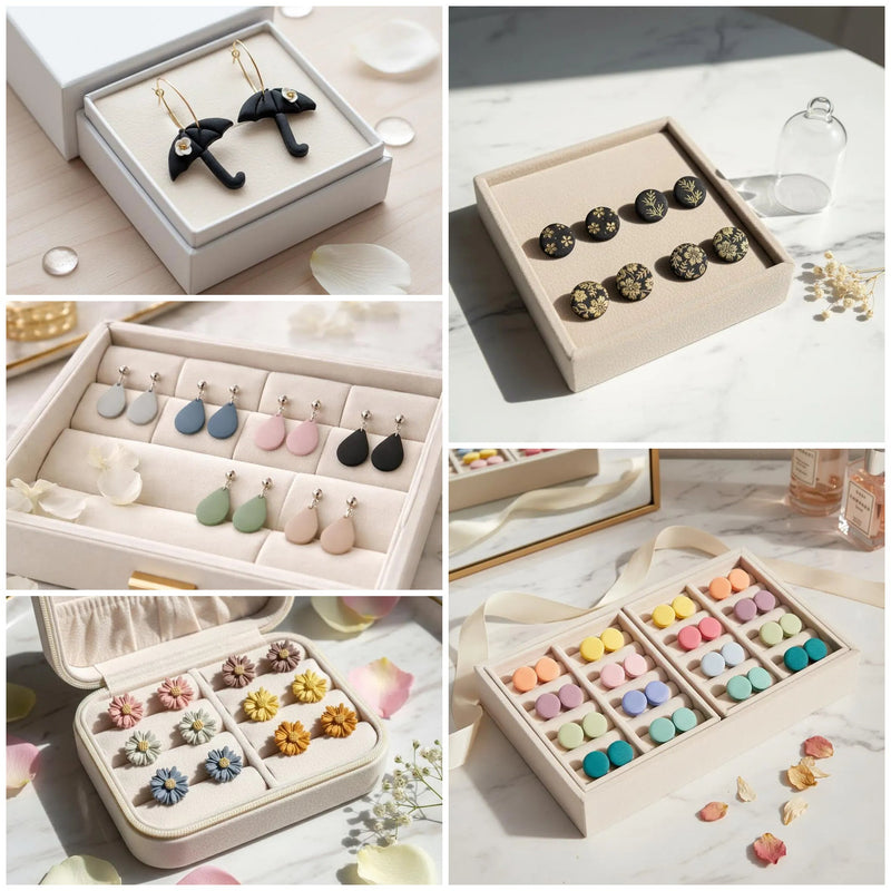 Polymer Clay Ohrringe