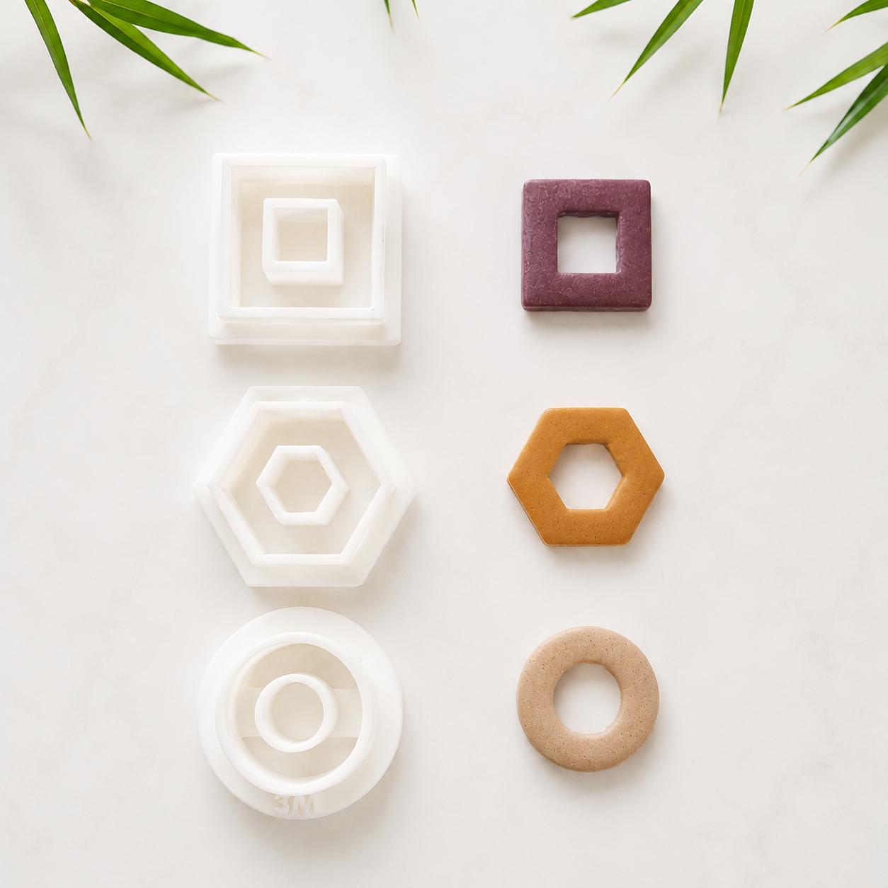 Polymer Clay Cutter -3er Set-