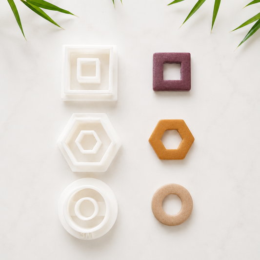 Polymer Clay Cutter -3er Set-