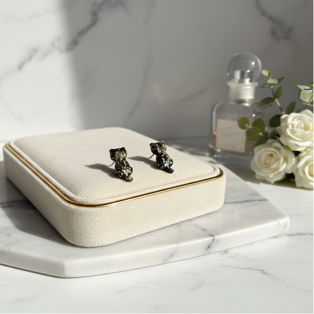 Ohrstecker kleine Katzen