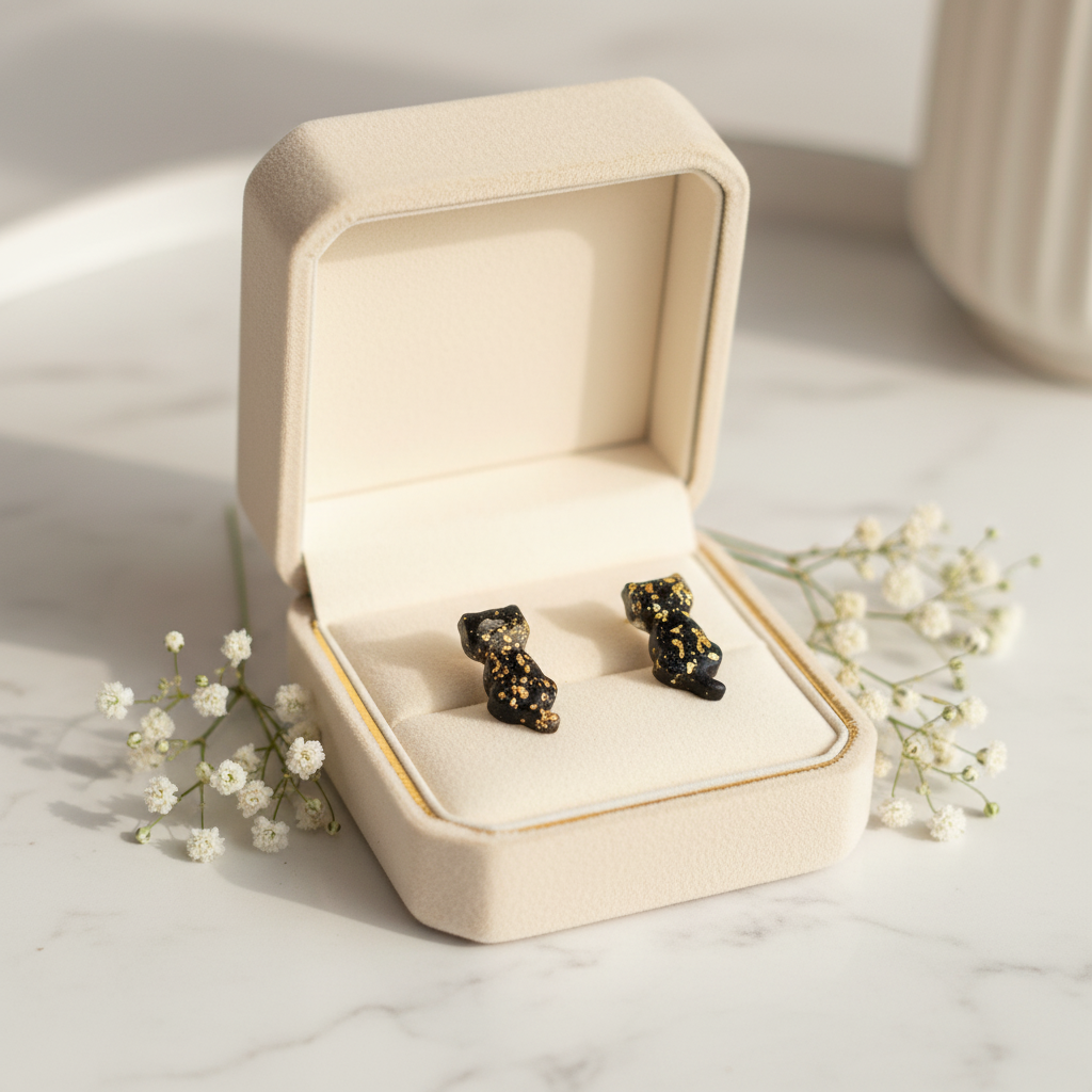 Ohrstecker kleine Katzen