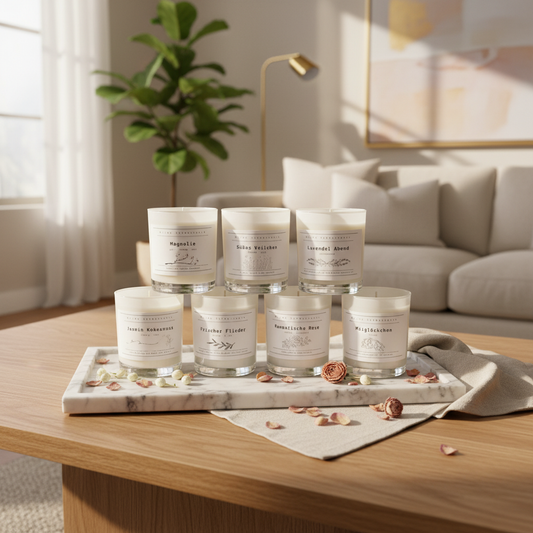 Duftkerze im Glas | Blumig