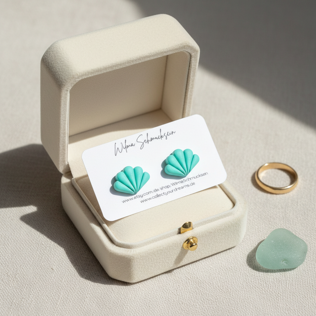 kleine Muscheln Ohrstecker