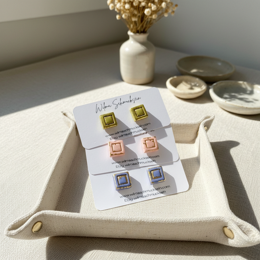 geometrische Ohrstecker