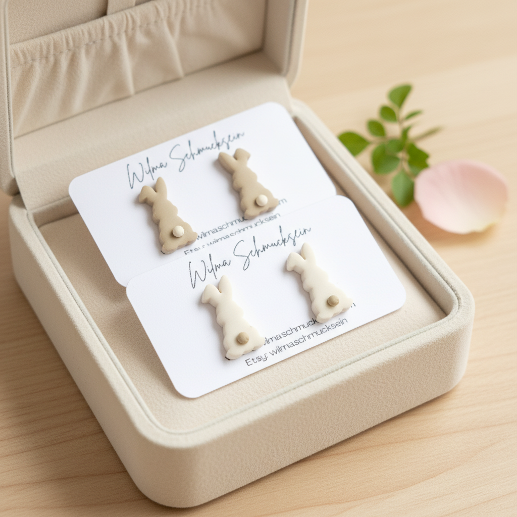 Ohrstecker kleiner Hase