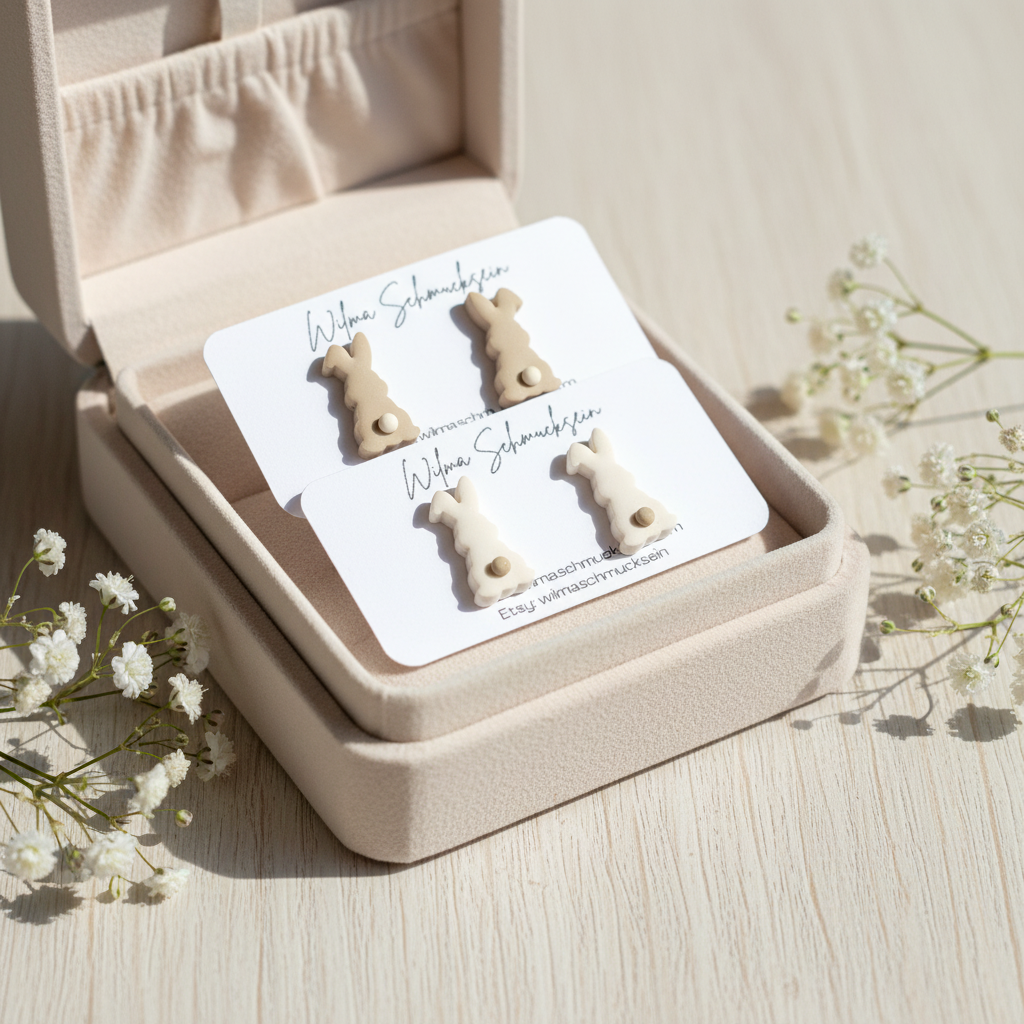 Ohrstecker kleiner Hase