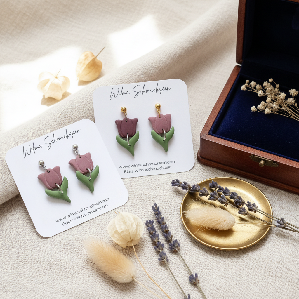 Tulpen Ohrstecker