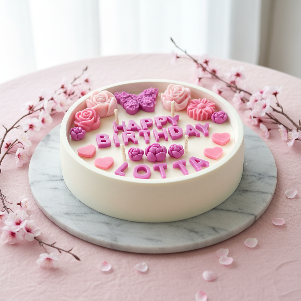 Kerze Geburtstag mit Namen