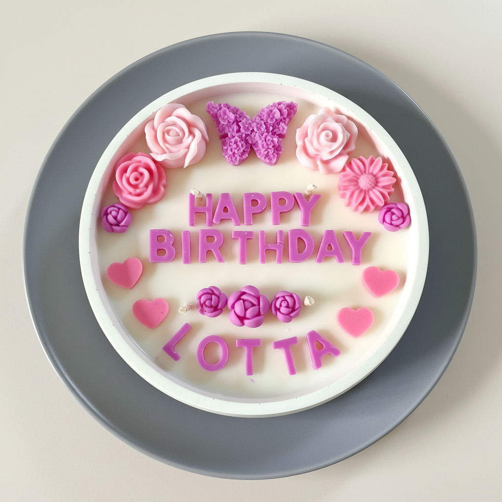 Kerze Geburtstag mit Namen