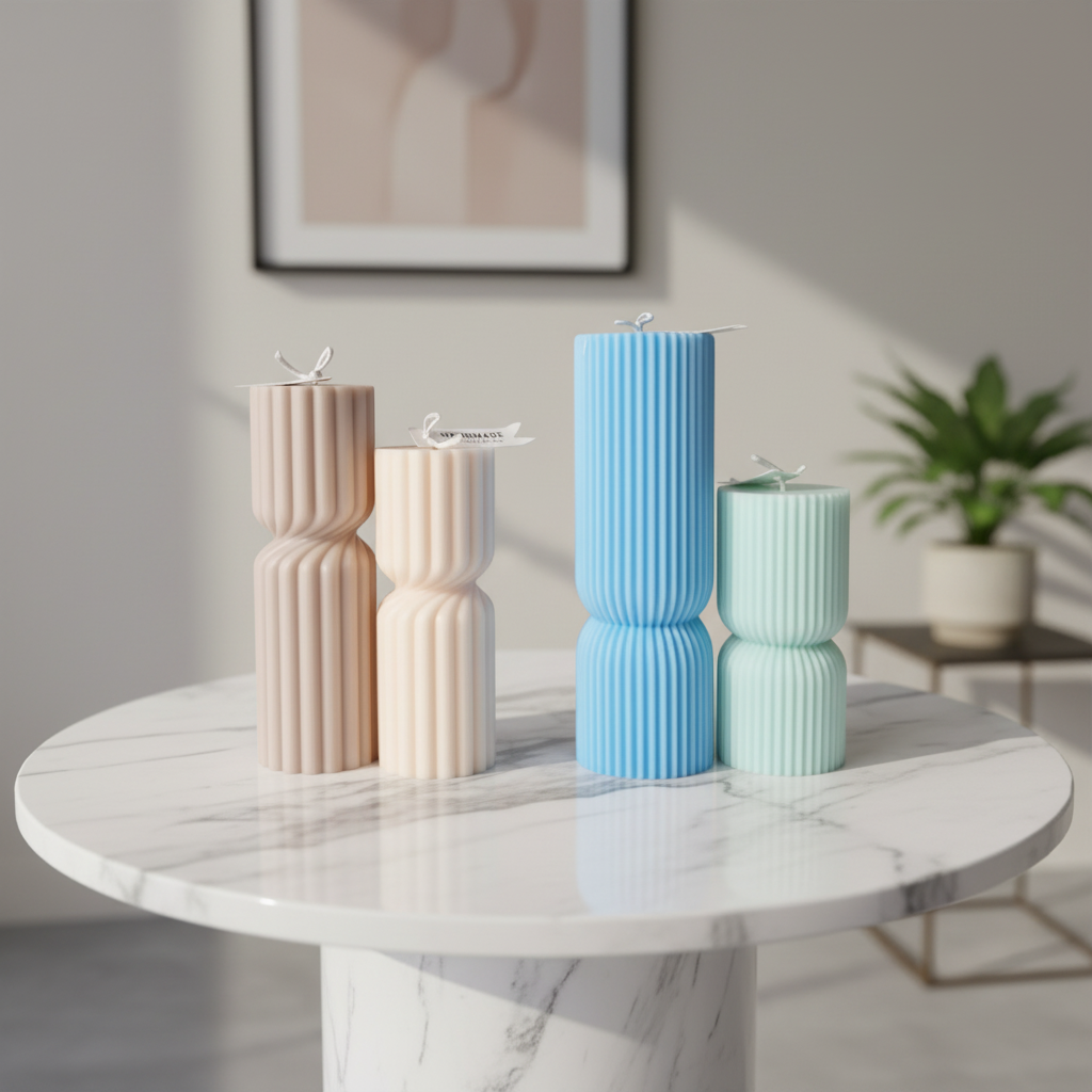 dekorative Standkerze