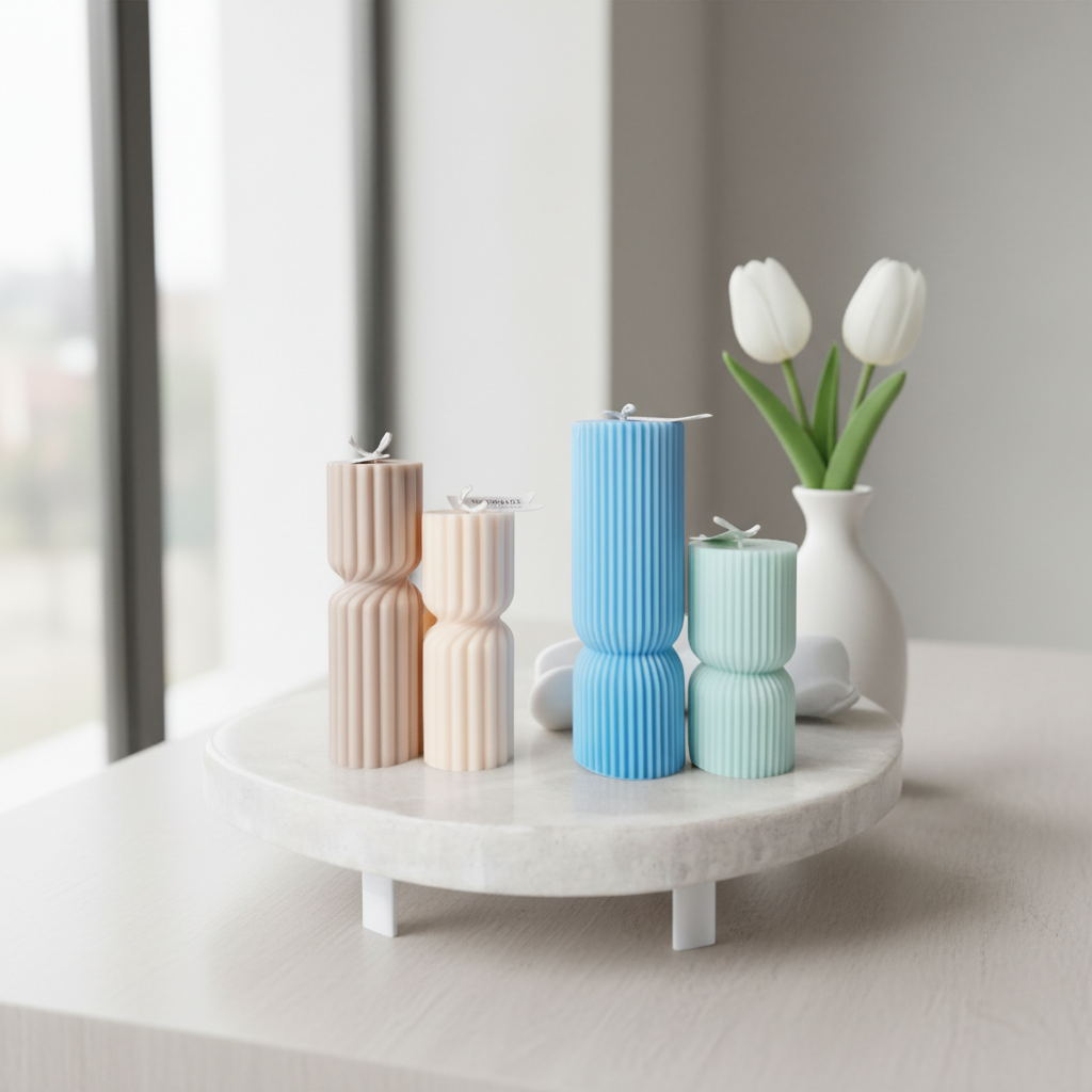 dekorative Standkerze