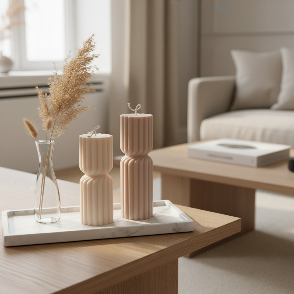 dekorative Standkerze