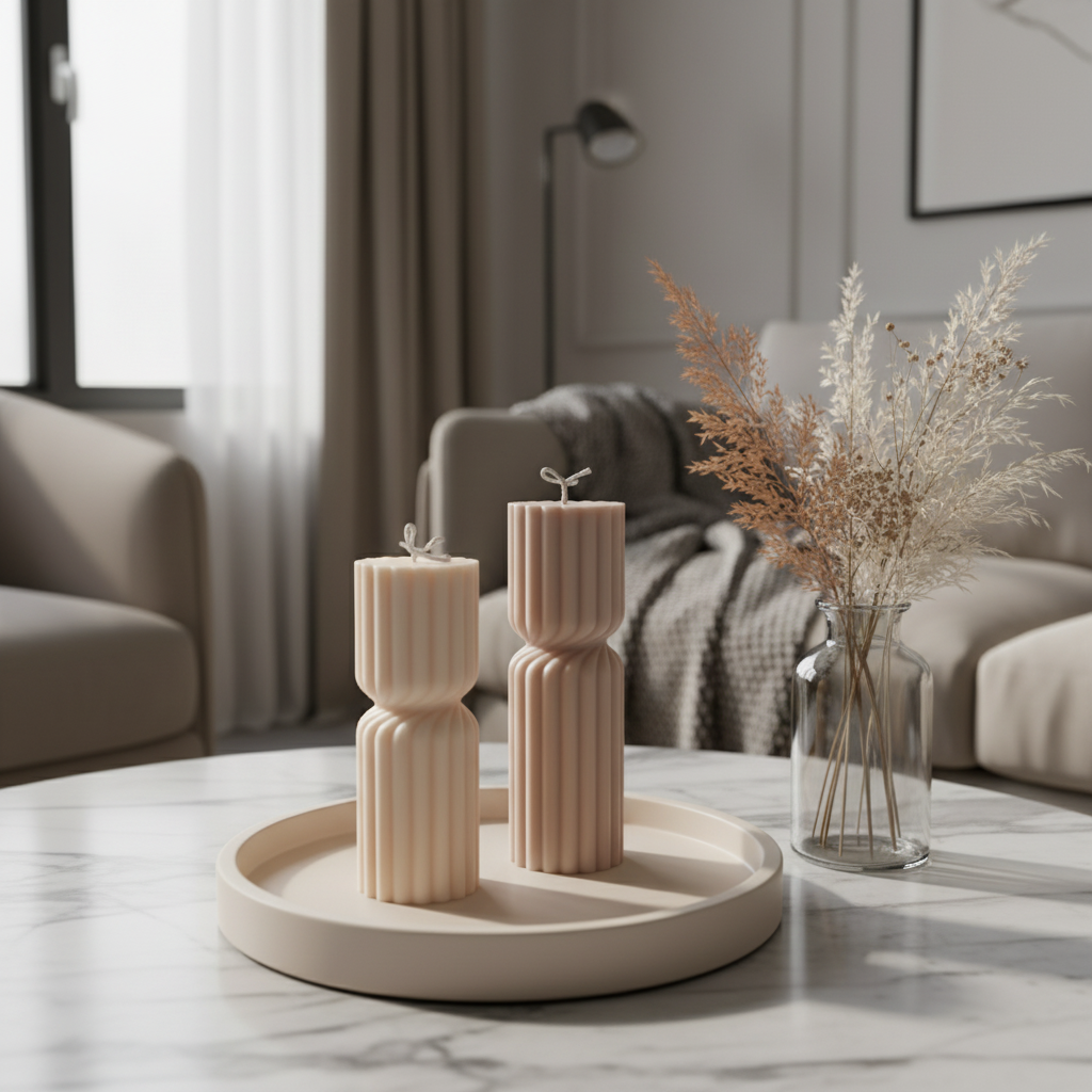 dekorative Standkerze