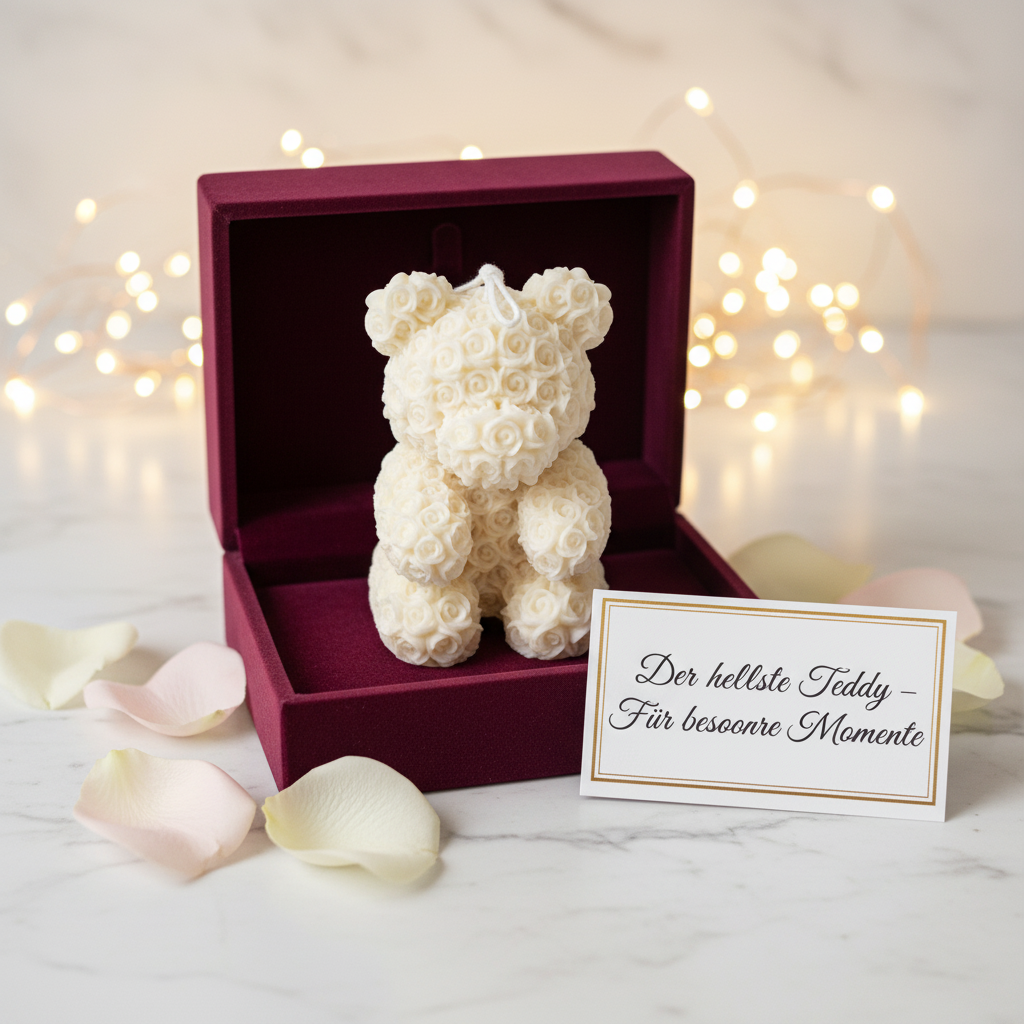 vegane Sojakerze Standkerze Duftkerze Teddy
