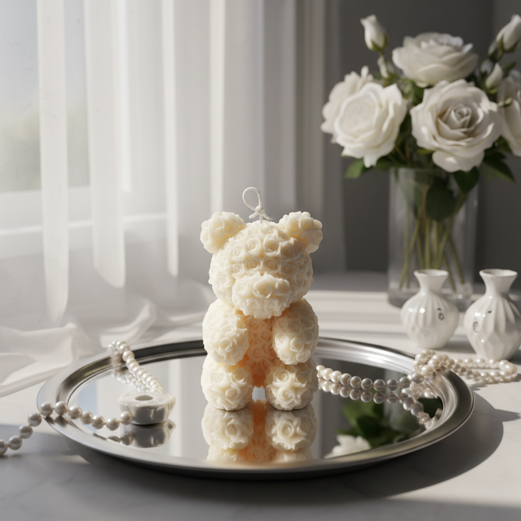 vegane Sojakerze Standkerze Duftkerze Teddy