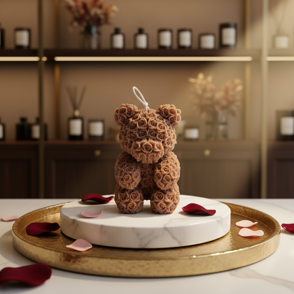 vegane Sojakerze Standkerze Duftkerze Teddy