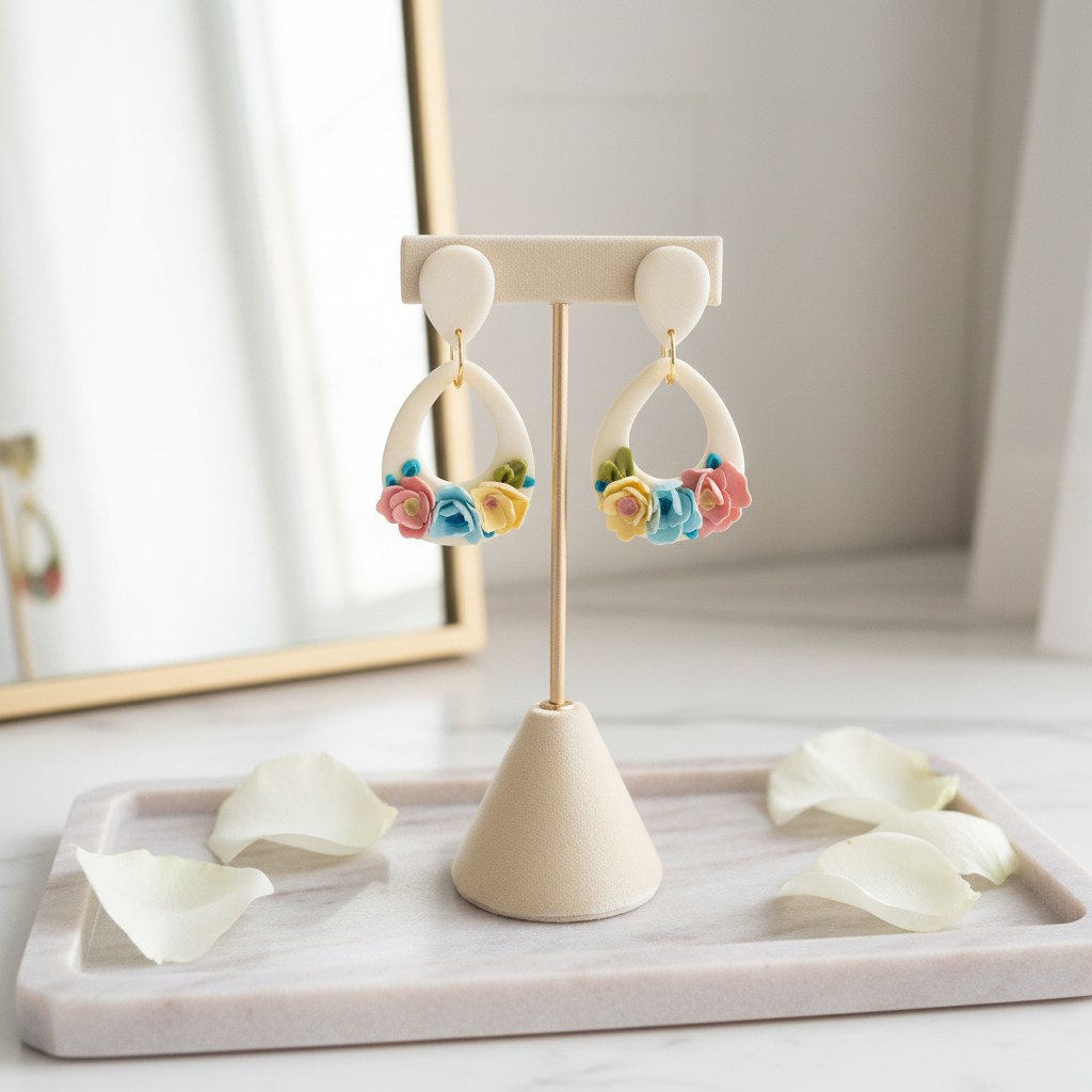 Ohrstecker mit Blüten