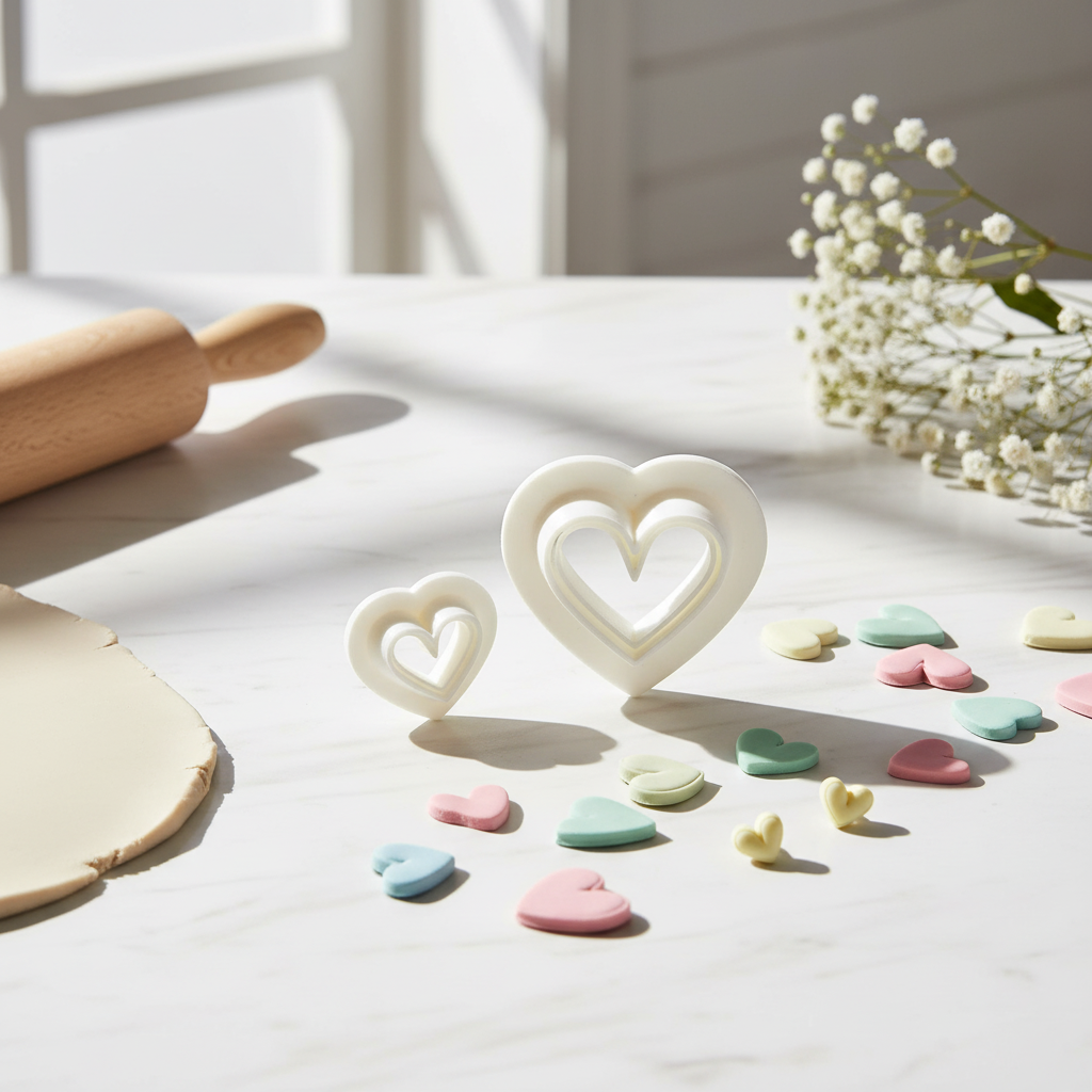 Polymer Clay Cutter -Herz-