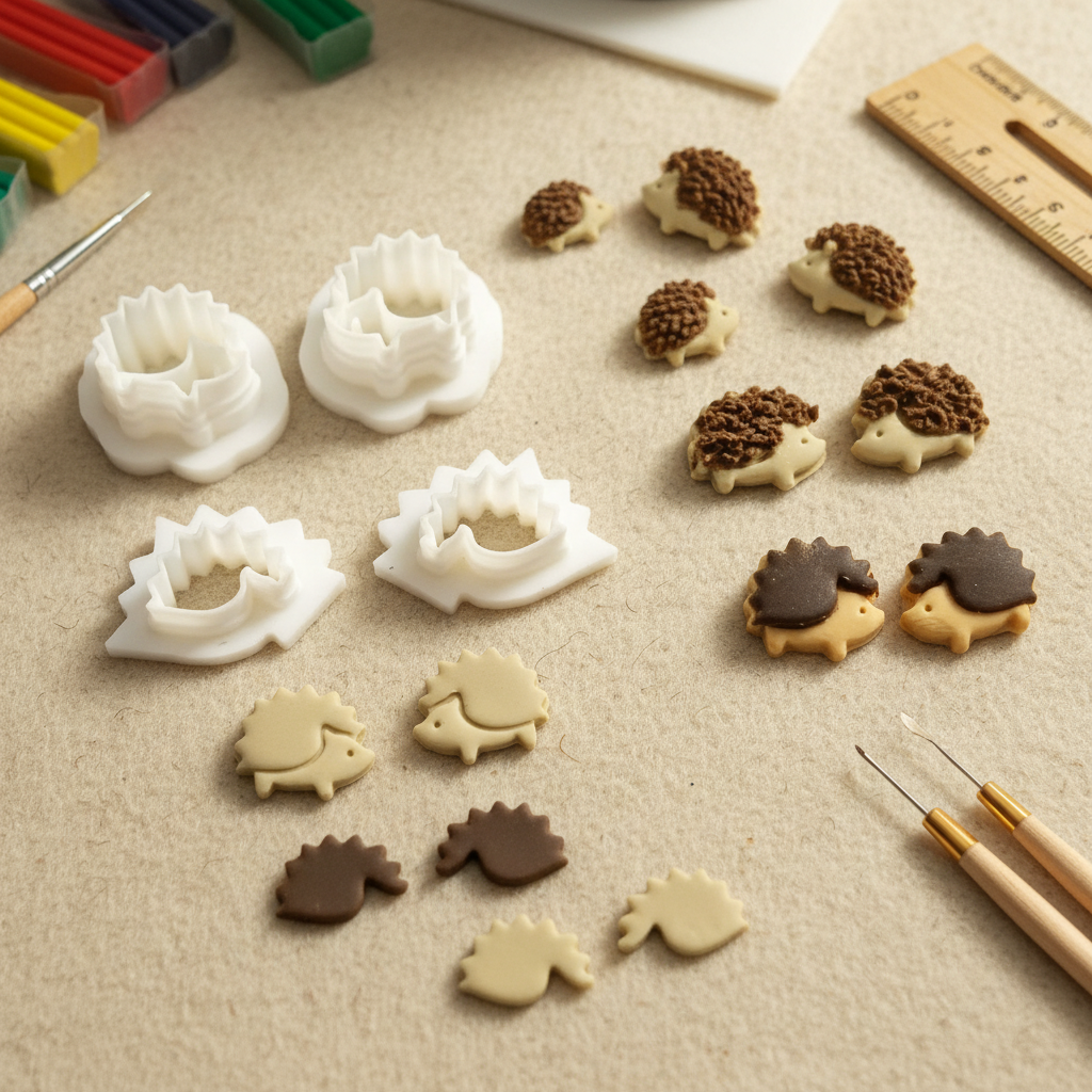 Polymer Clay Cutter -Igel-
