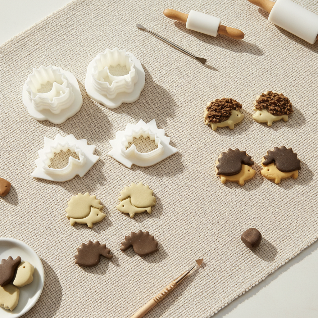 Polymer Clay Cutter -Igel-