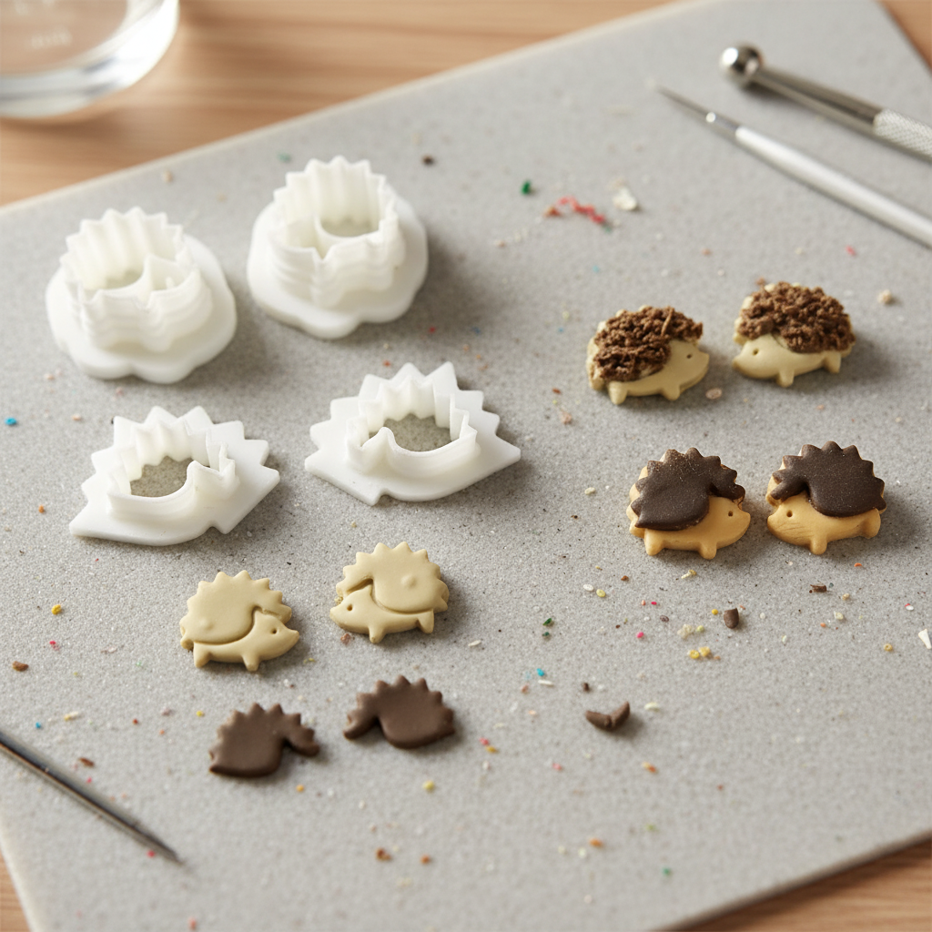 Polymer Clay Cutter -Igel-