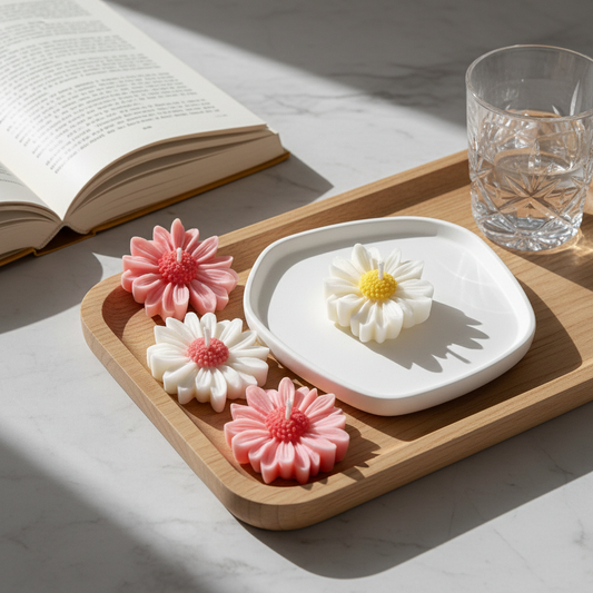 kleine Margerite Duftkerze