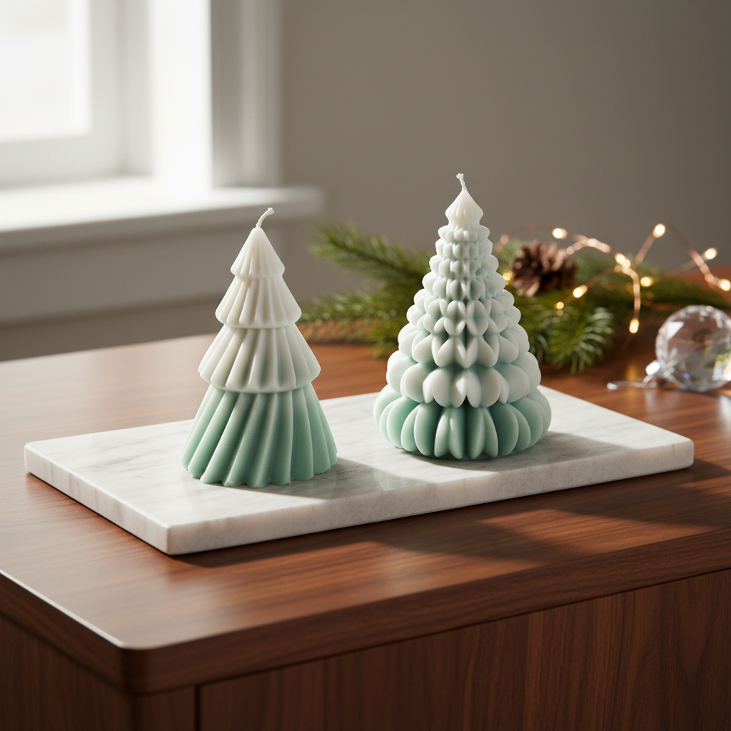Adventskerze Tannenbaum