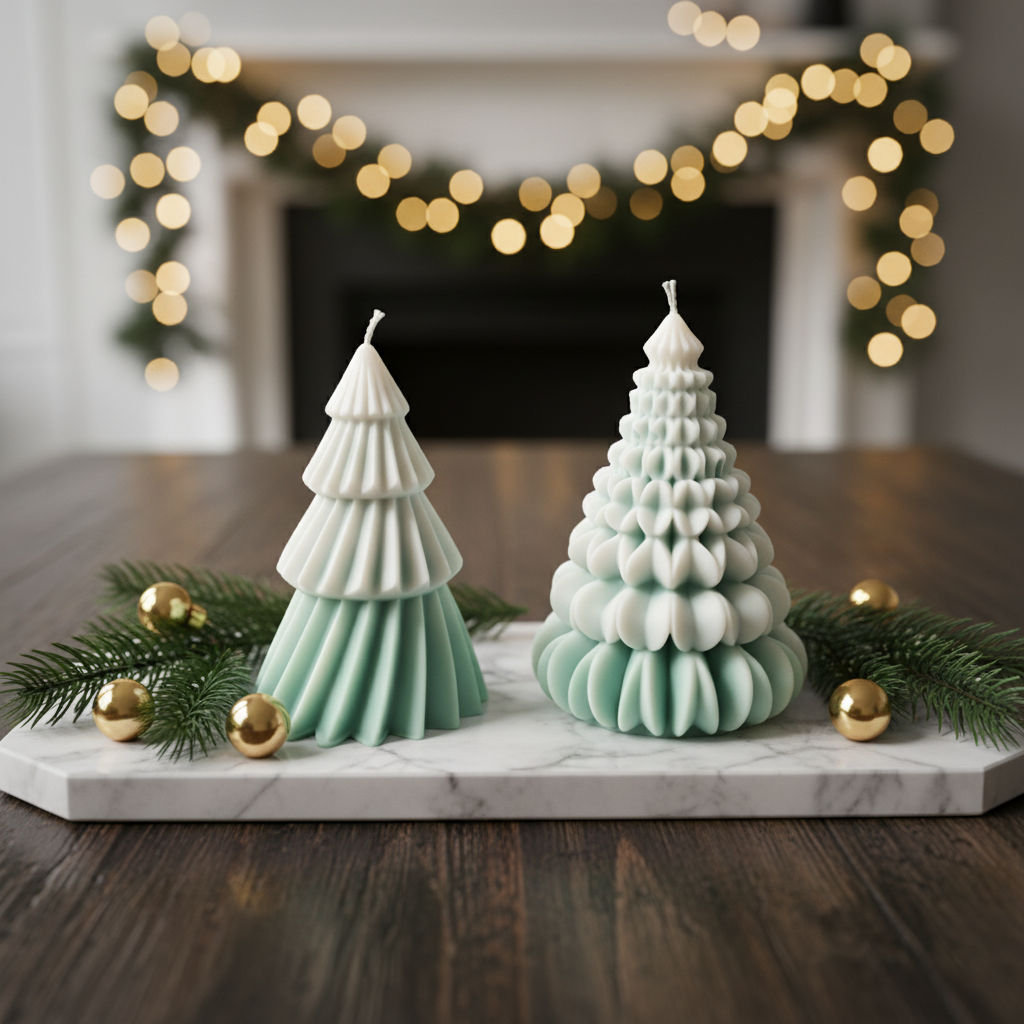 Adventskerze Tannenbaum