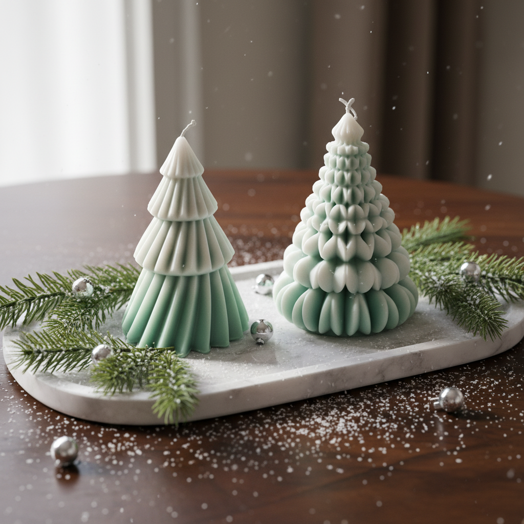 Adventskerze Tannenbaum