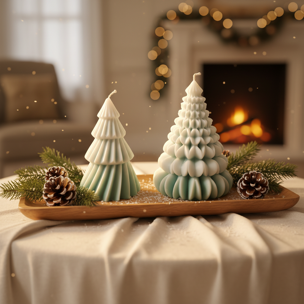 Adventskerze Tannenbaum