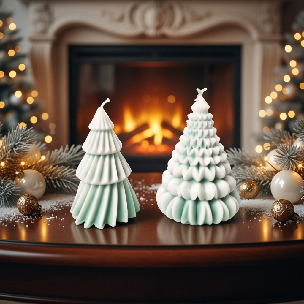 Adventskerze Tannenbaum