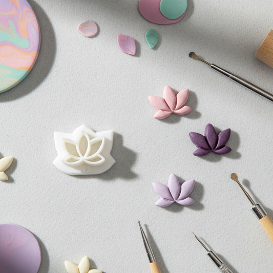 Polymer Clay Cutter -Lotus-