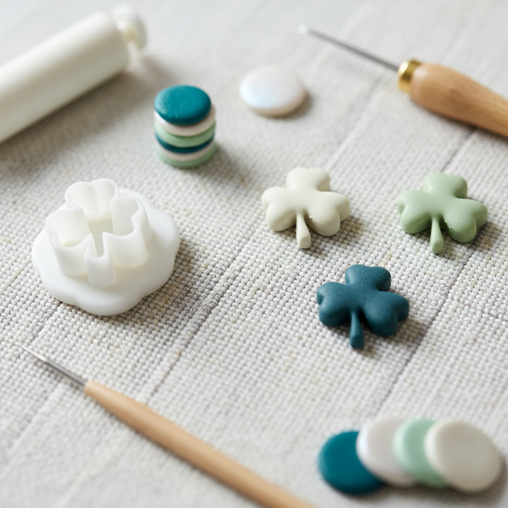 Polymer Clay Cutter -Kleeblatt-