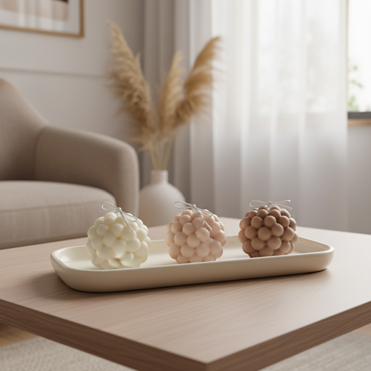 vegane Sojakerze Standkerze Duftkerze Bubble